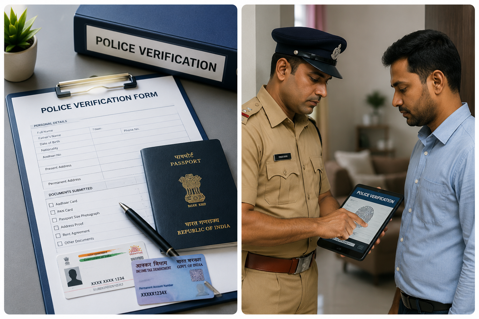 Tenant verification documents