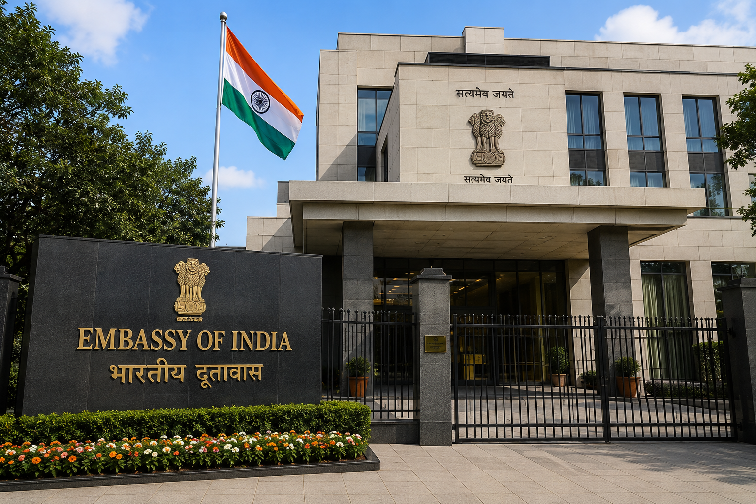 Indian embassy and documentation support